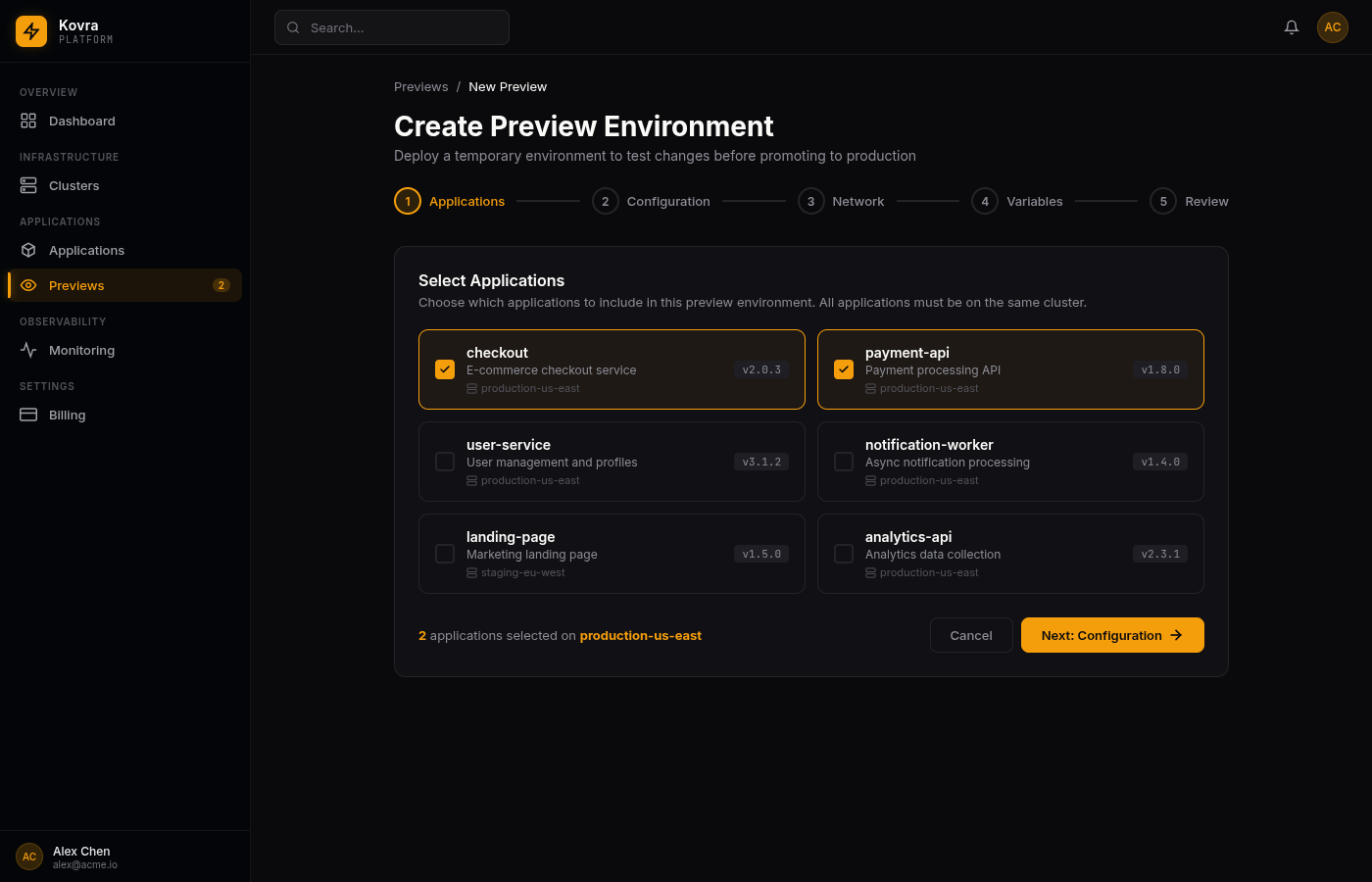 Create Preview Wizard