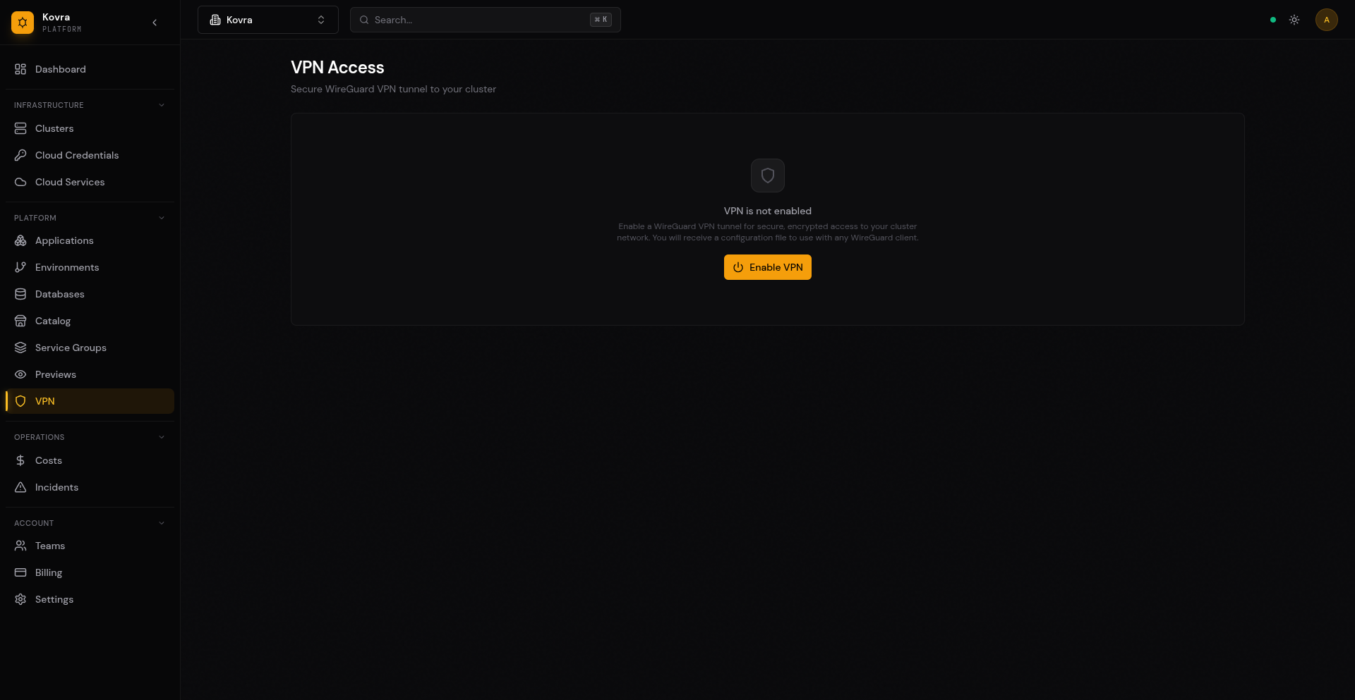 VPN Access Page